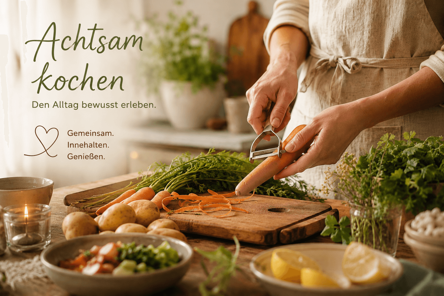 Achtsam kochen – den Alltag bewusst erleben